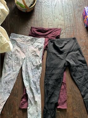 lululemon athletica Multi-Color & Black High-Rise Leggings Set